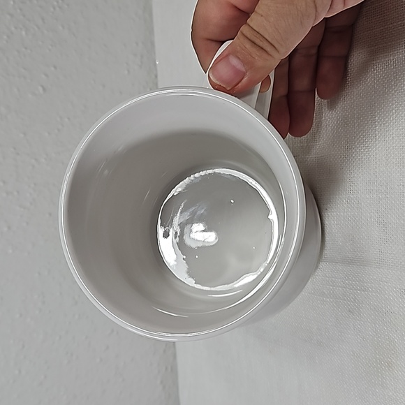 Home Essentials Live white with black border and text coffee mug - Picture 5 of 6